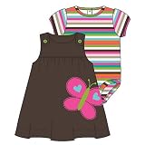 Carter's 2PC Striped & Butterfly Jumper Set