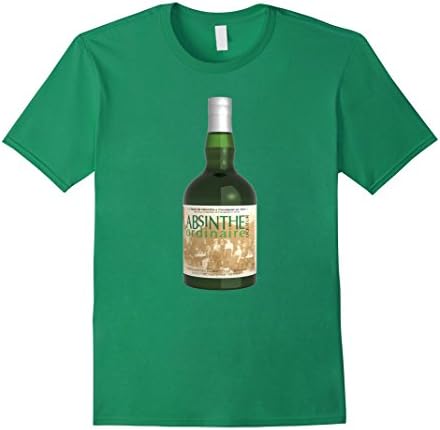 Men's Absinthe Tee Shirt Medium Kelly Green