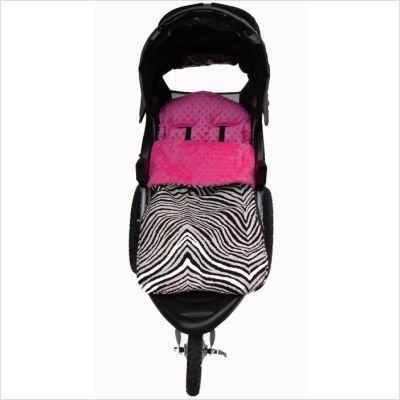  Tivoli Couture CT - 1025 Cuddle Tot Footmuff and Stroller Liner in Zebra 