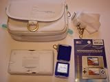 WHITE Nintendo DS Lite Carrying Case Bag + Silicone Case + Game Card Holder + Screen Protector for NDS / NDSL