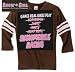 SnowGirl Women Chocolate Varsity 3/4 Race Shirt - PinkGames