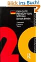Der Gute Mensch Von Sezuan (Twentieth Century Texts)