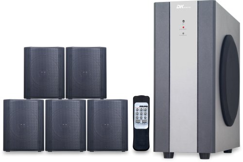 DK Digital AS 20-1 Lautsprecher-System (mit Subwoofer) 5.1 schwarz
