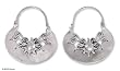 Earrings, 'Sun Renaissance' 1.2" W 1.4" L Earrings, 'Sun Renaissance' 1.2" W 1.4" L