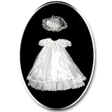 Honey Bee - Newborn/Infant Baby Girls Christening Gowns, White