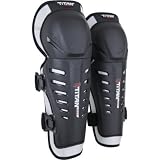 FOX TITAN RACE KNEE/SHIN GUARD BLACK/SILVER