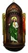 Statue-Font - 7.5" Height - Saint Jude - Poly Resin - Wall Mounting
