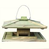 JAPANISCHES VOGELHAUS FUTTERHAUS MIT FUTTERSPENDER