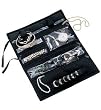 Household Essentials Jewelry Roll - Black