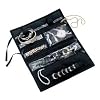 Household Essentials Jewelry Roll - Black