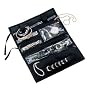 Household Essentials Jewelry Roll - Black