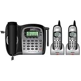 Remanufactured Uniden DCT-7488-2 2.4 GHz Digital Corded/Cordless Phone System with 2 Cordless Handsets and Answering System (Silver/Black) Remanufactured Uniden DCT-7488-2 2.4 GHz Digital Corded/Cordless Phone System with 2 Cordless Handsets and Answering System (Silver/Black)