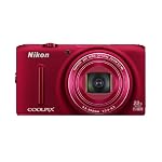Nikon COOLPIX S9500 18.1 MP Digital Camera with 22x Zoom and Built-In Wi-Fi (Red)