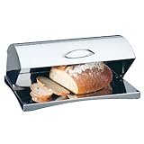 Kuchenprofi Roll-Top Bread Box in 18/10 Stainless Steel