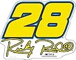 Ricky Rudd #28 12" Car Magnet - NASCAR Sports Merchandise