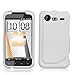 White Rubberized Protector Case for HTC DROID Incredible 2 ADR6350