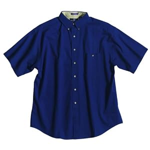 Buy Bill Blass Mens Short-sleeve Gabardine Shirt w Pocket by BB Career Apparel