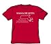 Massachusetts - Adult Red S/S T-Shirt For Men