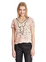El armario de Lulú Camiseta Manga Corta Cuepo Tie (Rosa)