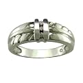 Mens 14K White Gold .075 ct.t.w. Diamond Ring
