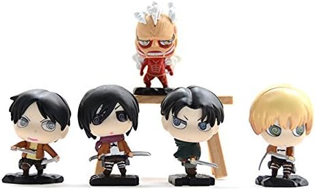 Attack On Titan Mini 2" 5 pc Figure Set with Box