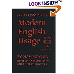 Oxford Fowler's Modern English Usage Dictionary