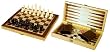 3-in-1 Wood Combination Set With a Folding Carrying Case
