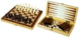 3-in-1 Wood Combination Set With a Folding Carrying Case