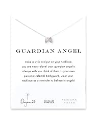 Dogeared Guardian Angel Necklace, Sterling Silver