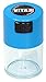 Vitavac - 5g to 20 Grams Airtight Multi-Use Vacuum Seal Portable Storage Container for Dry Goods, Food, and Herbs - Light Blue Clear