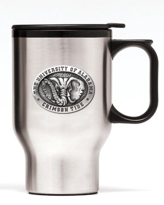Alabama Crimson Tide Stainless Steel Travel Mug 14 oz - NCAA College Athletics
