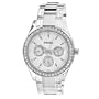 Fossil Women's ES2821 Combination stainless steel with translucent plastic case and bracelet White satin dial Watch Fossil Women's ES2821 Combination stainless steel with translucent plastic case and bracelet White satin dial Watch