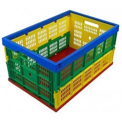 Collapsible Crate - Multi Colored (Multi) (10.5" H x 20.75" W x 14" D)
