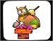 Mouse Pad with chimney, sweep, owl, cartoon, bird, animal