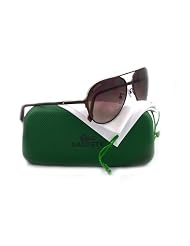 Lacoste Men`s Hawaii Satin Brown Sunglasses by Lacoste