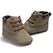 Voberry® Toddler Baby Boy's Leather Sneaker Shoes Lace up Snow Boots Warm (6~12Month, Brown)