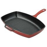 Review French Home 109013R / French Home Red Rectangular Grill Pan