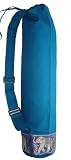 Silver cotton yoga mat bags- OCEAN GREEN