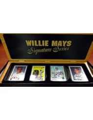 Collectibles: Willie Mays Autographed Signed Topps Card With 3 Autographs 660 Hr #188/660 - Hollywood Collectibles