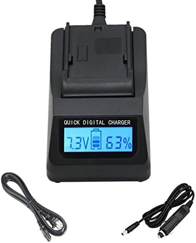 LCD Display Charger for Sony DCR-VX2000, DCR-VX2100, HDR-AX2000 Digital Handycam Camcorder