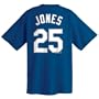 Andruw Jones Los Angeles Dodgers Name and Number T-Shirt (XX-Large)