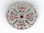 Pin with Multi Colored Swarovski� Crystals