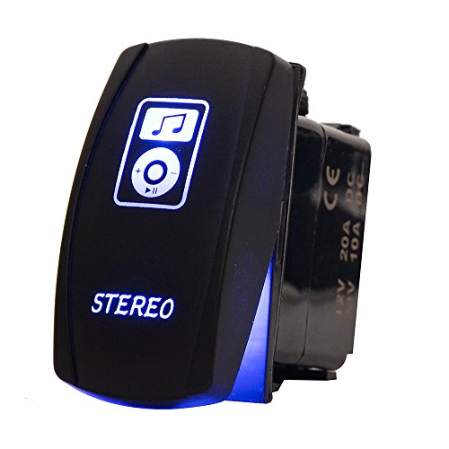 Mictuning ls083601jl laser stereo rocker switch kit, on…