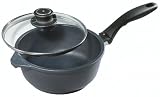 Swiss Diamond Saucepan with Glass Lid - 18cm 2 litre (SWS6718)