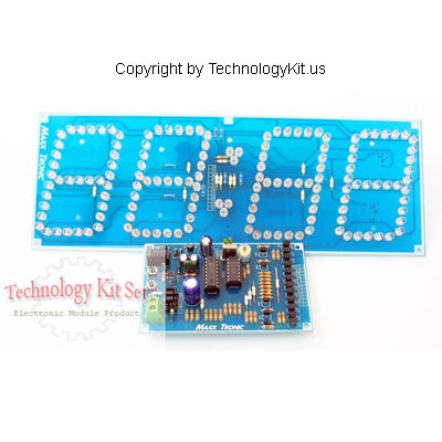 Stop Watch Digital Clock Display Panel LED Light Electronic Module MX025