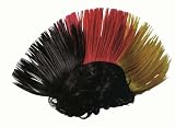 Sport Fan-Per�cke Deutschland "Irokese" - Die Kultfrisur in Schwarz-Rot-Gold - 