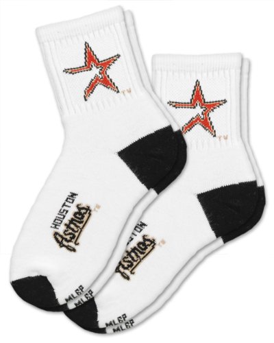 MLB Houston Astros Men's Quarter Socks (2 Pack)