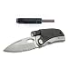Tool Logic SLP2 Slpro2 Multifunction Folding Knife with Flashlight Plus Magnesium Fire Starter and Signal Whistle, Silver