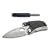 Tool Logic SLP2 Slpro2 Multifunction Folding Knife with Flashlight Plus Magnesium Fire Starter and Signal Whistle, Silver