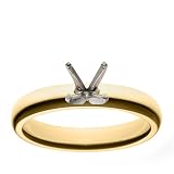 14k Yellow Gold 3.5mm Comfort Fit Engagement Ring Setting